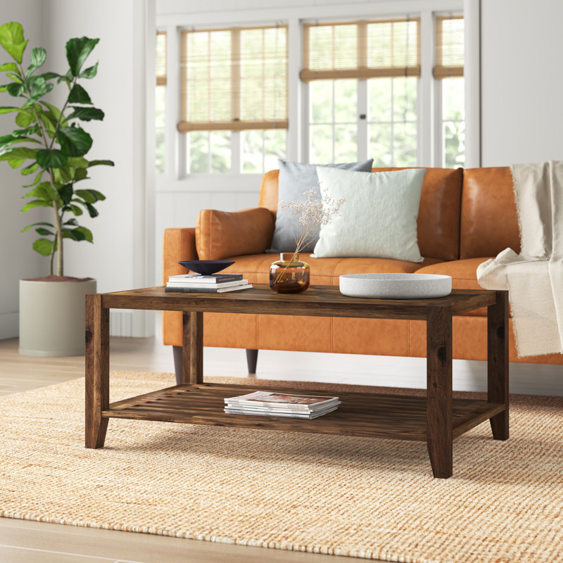 Cerwyn Solid Wood Coffee Table